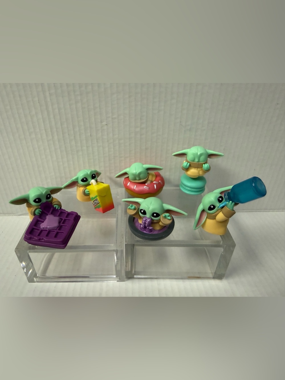 Star Wars Grogu Snack Attack Series 1 Mini Figures Set of 6 Baby Yoda